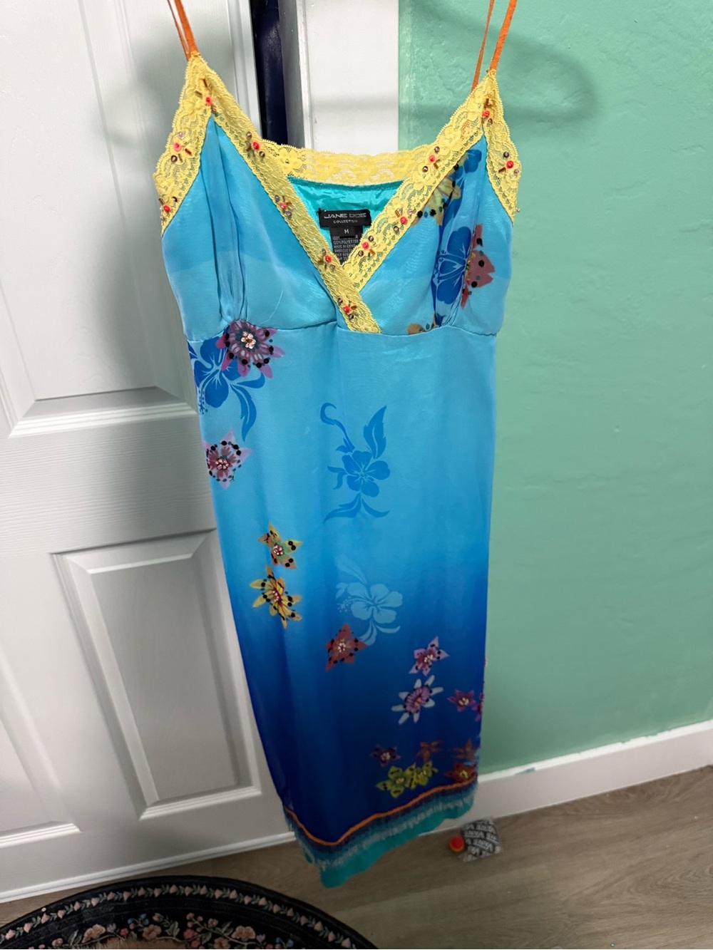 Jane doe vintage Y2K blue dress